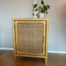 Nachtkastje Bali met deurtje - rotan - naturel - 60x46x35 cm