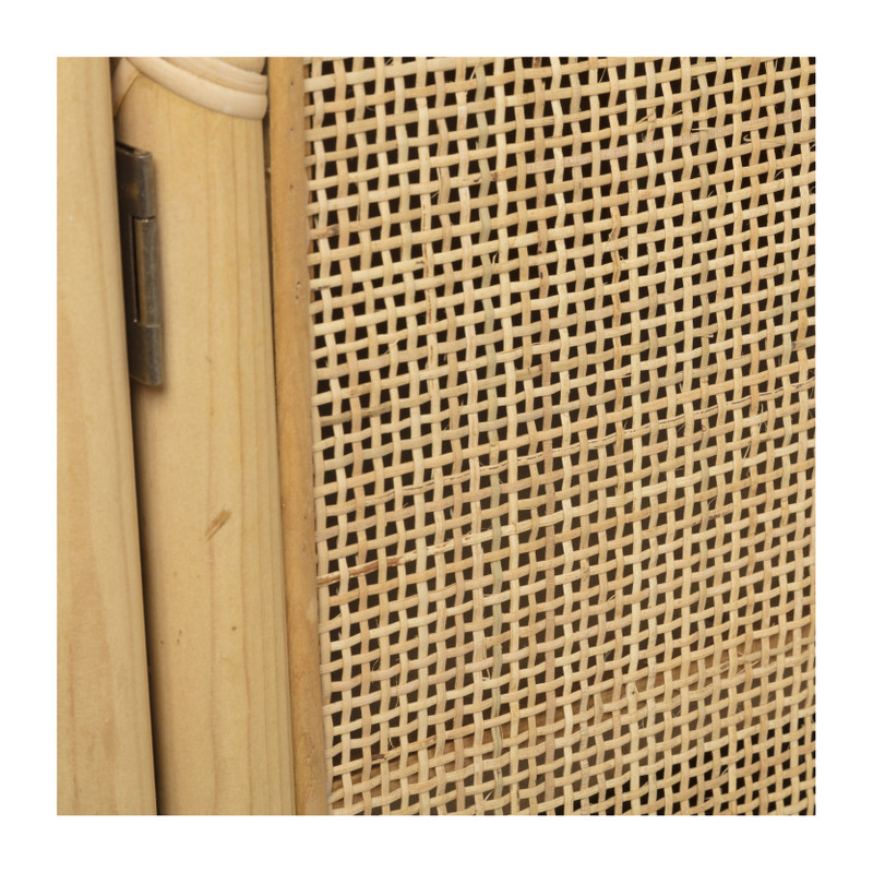 Dressoir Bali met 2 deurtjes - rotan - naturel - 65x98x39 cm