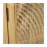 Dressoir Bali met 2 deurtjes - rotan - naturel - 65x98x39 cm