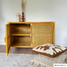 Dressoir Bali met 2 deurtjes - rotan - naturel - 65x98x39 cm