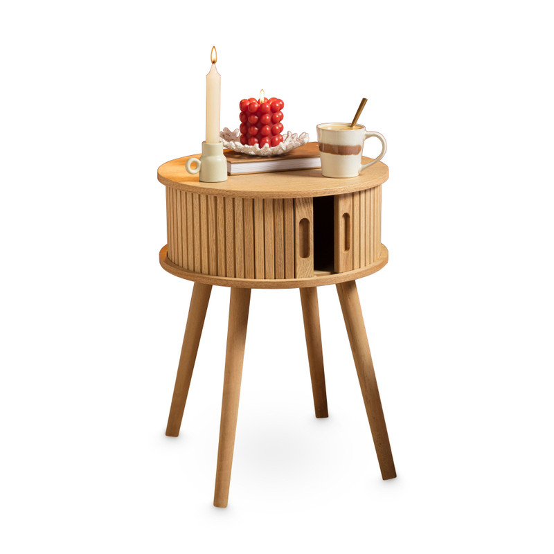 Kastje Uppsala rond - naturel - ø40x54 cm