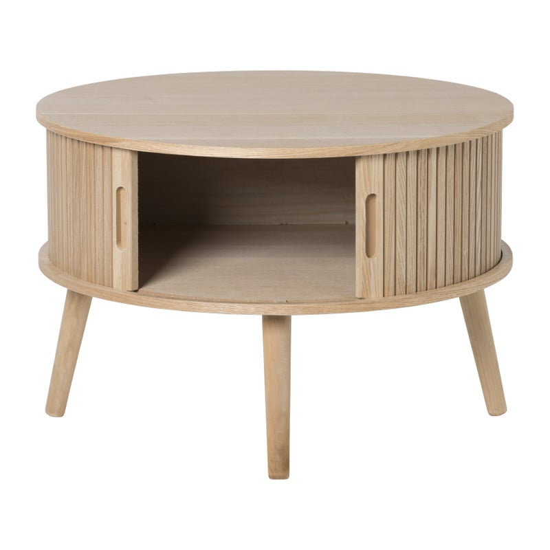 Tafel/kast Uppsala rond - naturel - ø60x40 cm