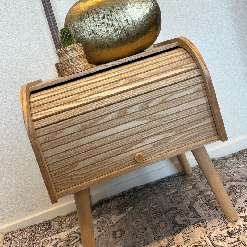 Kastje Uppsala  met roldeur - naturel - 45x40x34 cm