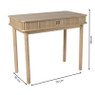 Bureau Uppsala - naturel - 90x76x50 cm