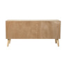Dressoir Flores met ovalen vlakken - bruin - 55x120x40 cm