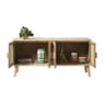 Dressoir Flores met ovalen vlakken - bruin - 55x120x40 cm