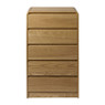 Ladekast Lennon 5laden - naturel - 60x35x100 cm