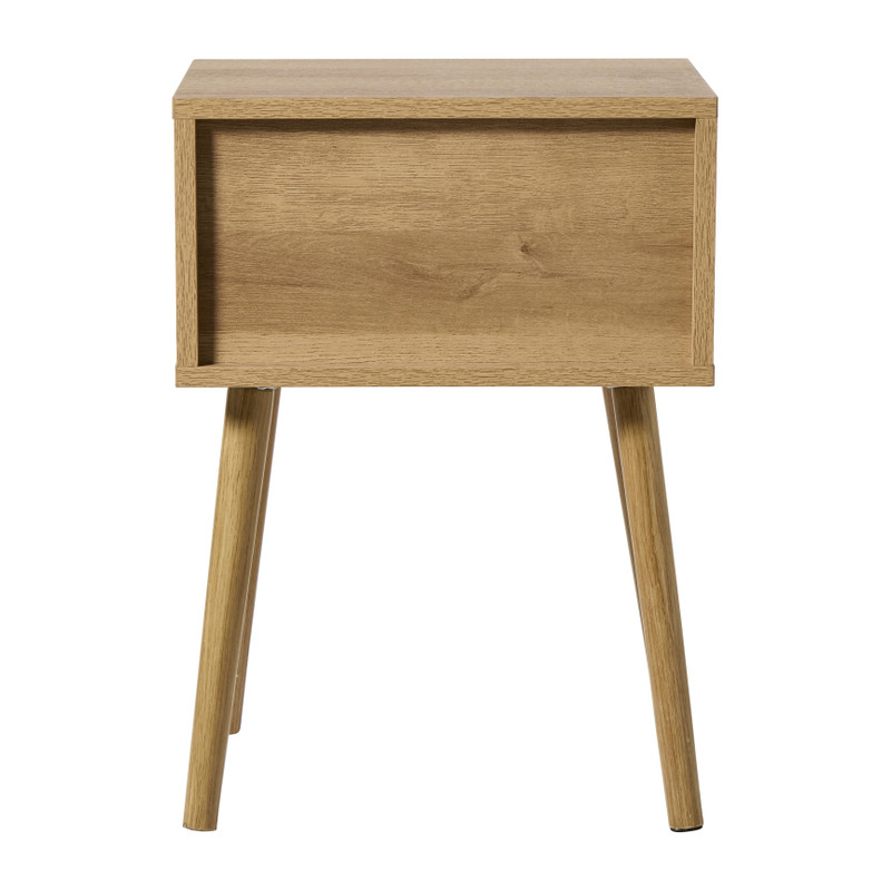 Webbing nachtkastje Batavia - bruin - 55x39x30 cm