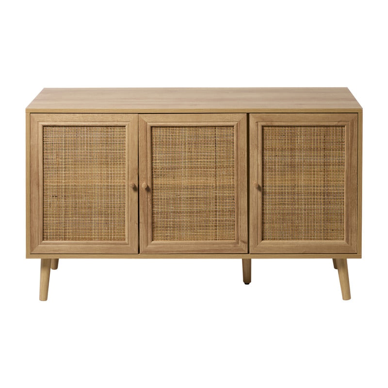 Webbing dressoir Batavia - bruin - 70x120x39 cm