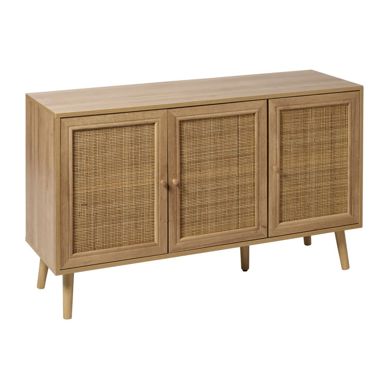 Webbing dressoir Batavia - bruin - 70x120x39 cm