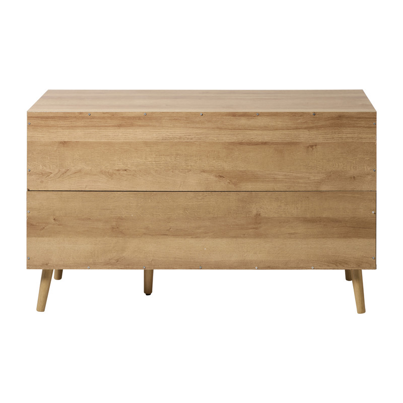 Webbing dressoir Batavia - bruin - 70x120x39 cm