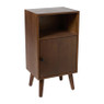 Nachtkastje retro - donkerbruin - 76x40x31.5 cm
