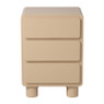 Kastje hoogglans 3ldn - beige - 40x31x56 cm