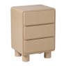 Kastje hoogglans 3ldn - beige - 40x31x56 cm