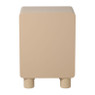 Kastje hoogglans 3ldn - beige - 40x31x56 cm