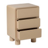 Kastje hoogglans 3ldn - beige - 40x31x56 cm