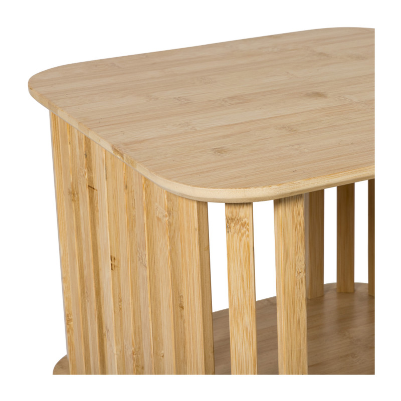 Bijzettafel Stavanger - bamboe - 45x40x40 cm