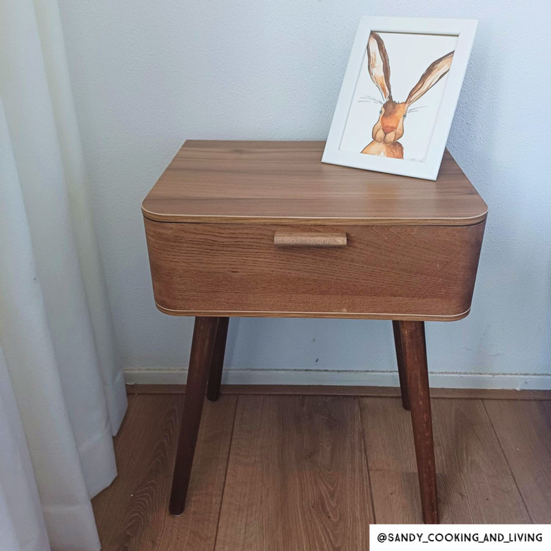 Nachtkastje Nina - bruin - 52x40x29 cm