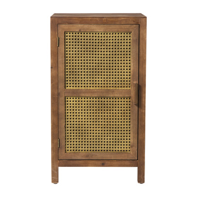 Webbing nachtkastje Bandung - bruin - 80.5x45x40.5 cm