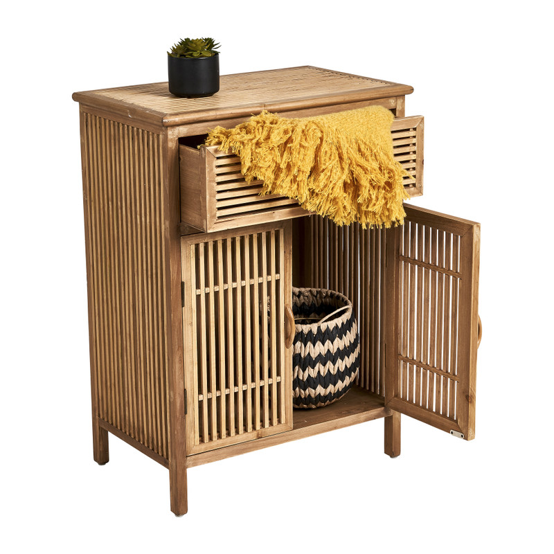 Kast Tokyo met 2 deuren en 1 lade - 79x58x36 cm