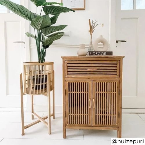 Kast Tokyo met 2 deuren en 1 lade - 79x58x36 cm