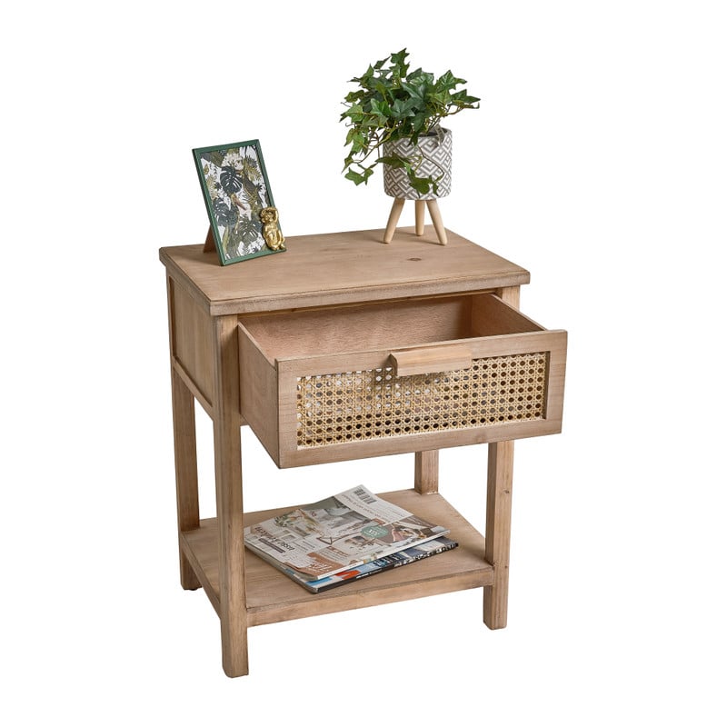 Webbing nachtkastje Bandung - 48x36x61 cm