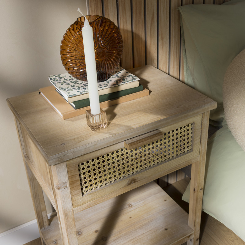 Webbing nachtkastje Bandung - 48x36x61 cm