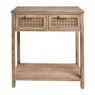 Webbing sidetable Bandung - naturel - 74x40x83 cm