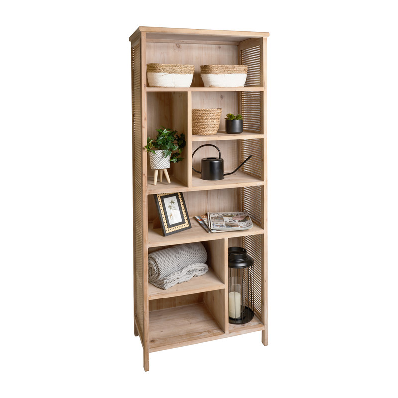 Webbing boekenkast Bandung - 71x35x172 cm