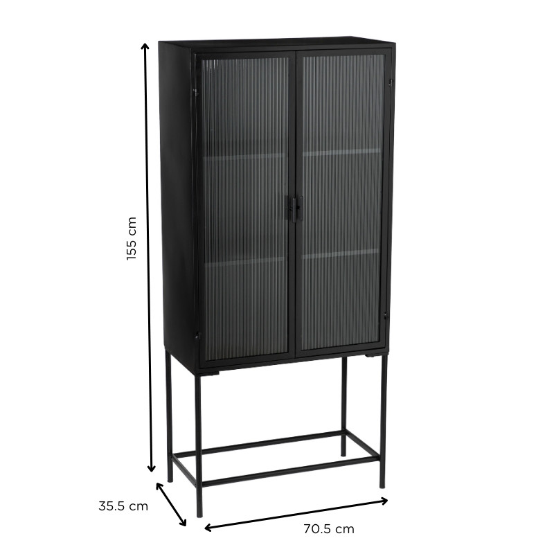Wandkast Memphis - 155x70.5x35.5 cm