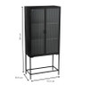 Wandkast Memphis - 155x70.5x35.5 cm