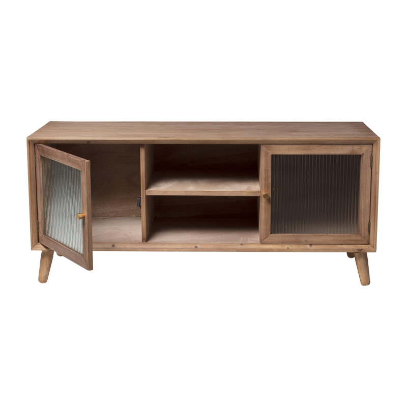 Tv kast vintage - bruin - 53x120x38.5 cm
