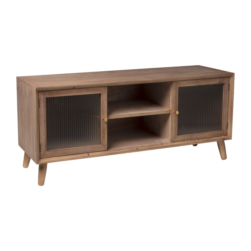Tv kast vintage - bruin - 53x120x38.5 cm