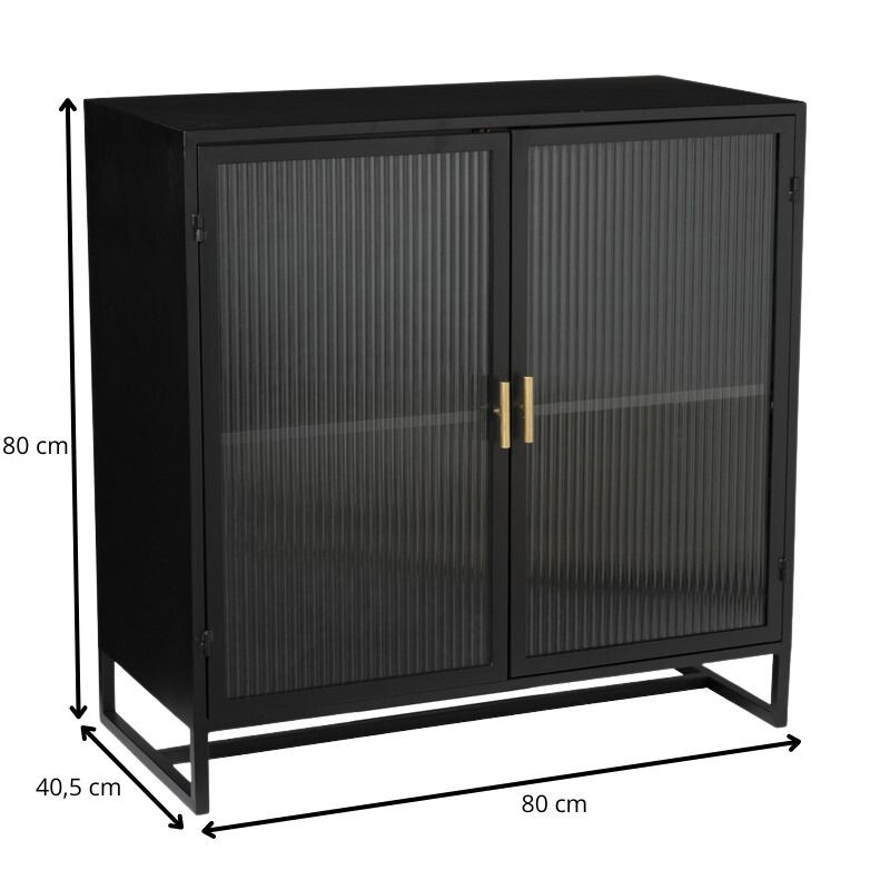 Dressoir Memphis - 2 deuren - 80x80x40.5 cm