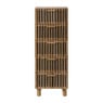 Smalle kast Japandi met 5 lades- bruin - 108x40x31 cm