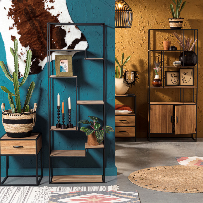 Kastje Charlie met 2 laden - 70x40x40 cm