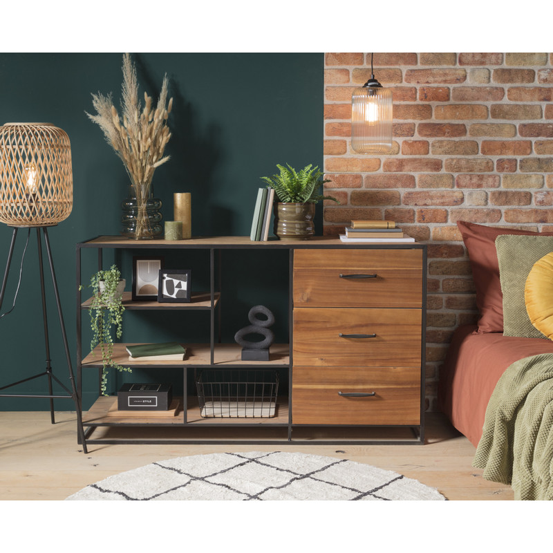 Dressoir Charlie met laden - 75x129x40 cm