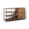 Dressoir Charlie met laden - 75x129x40 cm