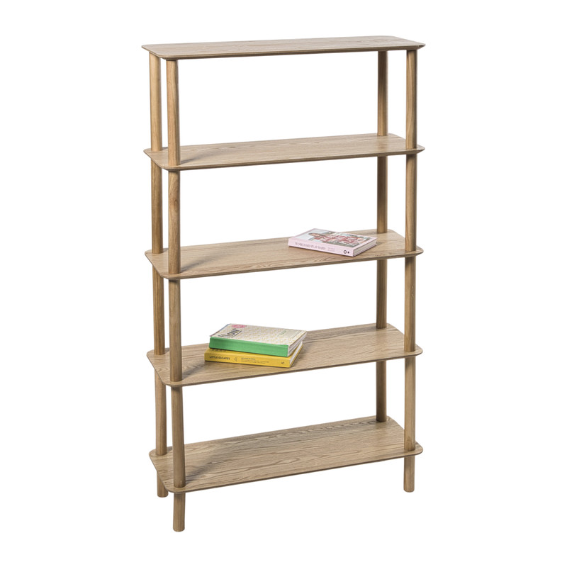 Boekenkast Scandi - naturel - 140x80x30 cm