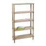 Boekenkast Scandi - naturel - 140x80x30 cm