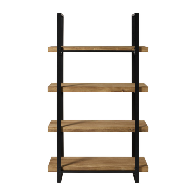 Boekenkast James - bruin/zwart - 168.5x100x41 cm