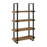Boekenkast James - bruin/zwart - 168.5x100x41 cm