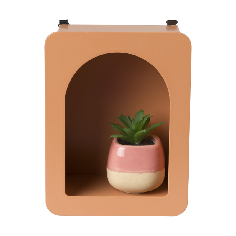 Wandkastje Zaha - oranje - 19.7x15x9 cm