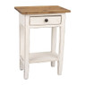 Sidetable retro - 35x25x50 cm - wit