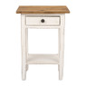 Sidetable retro - 35x25x50 cm - wit