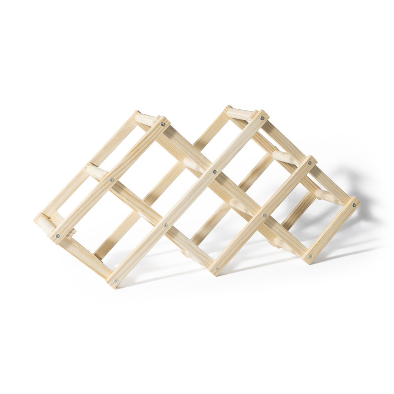 Houten wijnrek Kalmar - inklapbaar - 45x12x31 cm 