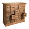 Apothekerskast - 20 lades - naturel
