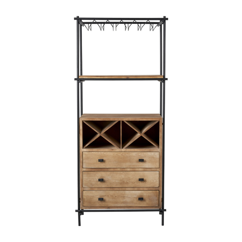 Wijnkast Corsica - 74x35x172 cm 