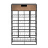 Wijnrek met lade - voor 20 flessen - 44x21x71 cm 