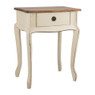 Sidetable hout - 44x32x57 cm - wit